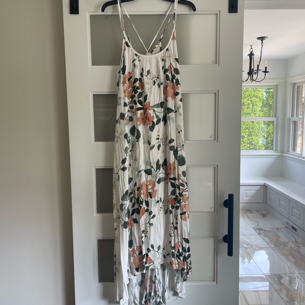 Vici Lovestitch Floral High Low Maxi Dress
